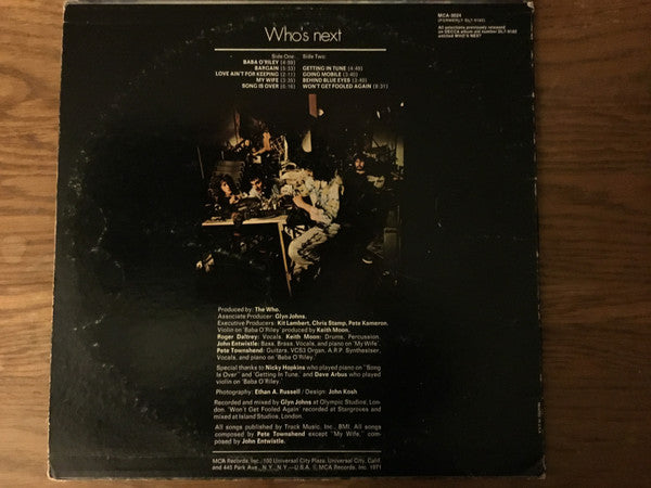 The Who : Who's Next (LP, Album, RE)