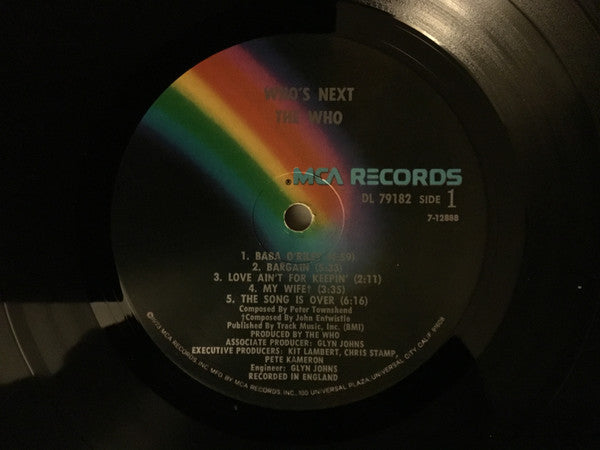 The Who : Who's Next (LP, Album, RE)