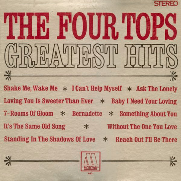 The Four Tops* : Greatest Hits (LP, Comp, Roc)