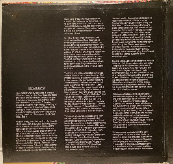 Horace Silver : Horace Silver (2xLP, Comp, Mono, Gat)