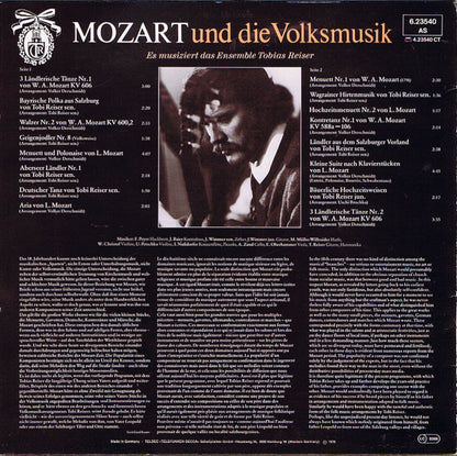 Mozart* - Ensemble Tobias Reiser : Mozart Und Die Volksmusik (LP)