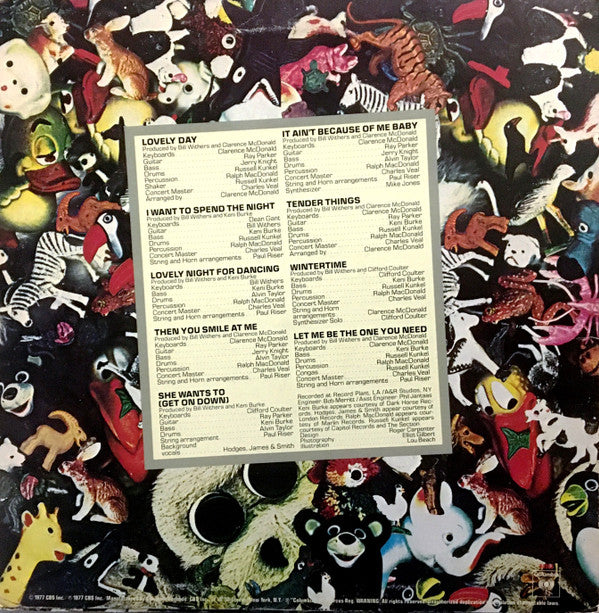 Bill Withers : Menagerie (LP, Album, Promo, Ter)
