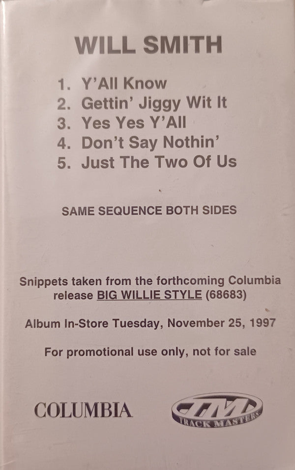 Will Smith : Big Willie Style (Cass, S/Sided, Advance, EP, Promo)