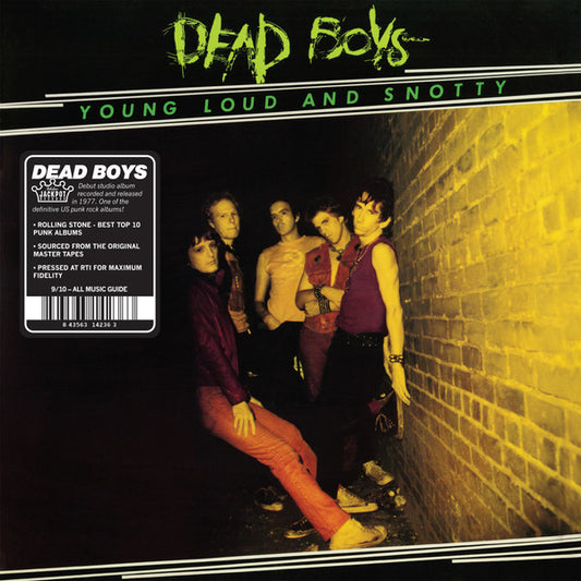 Dead Boys* : Young Loud And Snotty (LP, Album, RE)
