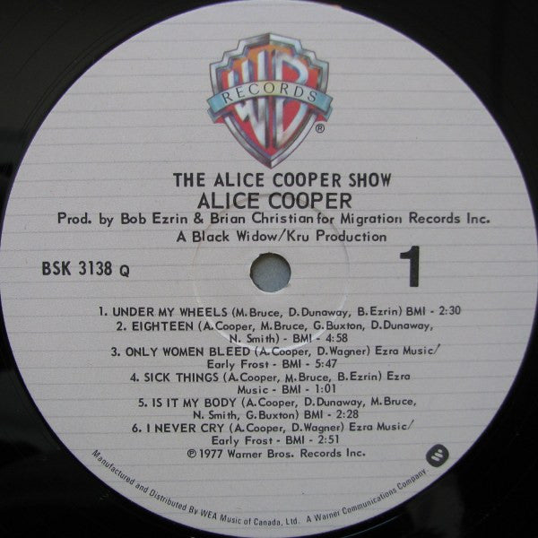 Alice Cooper (2) : The Alice Cooper Show (LP, Album, RE)