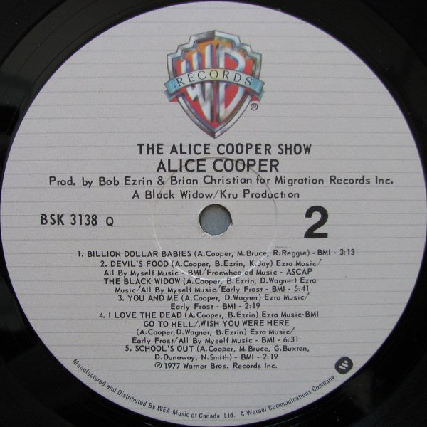 Alice Cooper (2) : The Alice Cooper Show (LP, Album, RE)