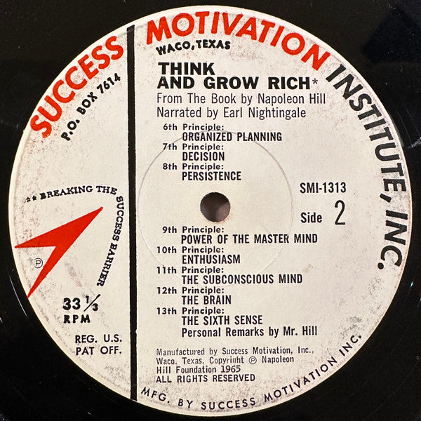 Napoleon Hill : Earl Nightingale : Think And Grow Rich (LP, Album)