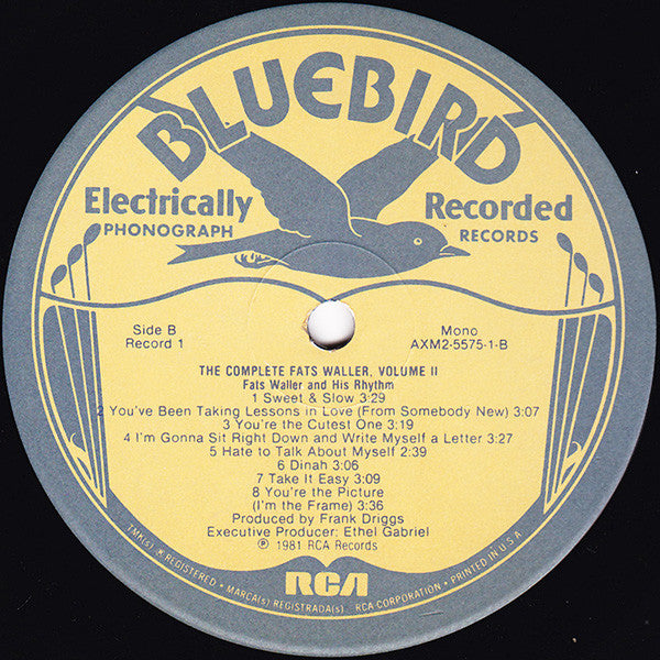 Fats Waller And His Rhythm* : The Complete Fats Waller, Vol. II (1935) (2xLP, Comp, Mono, Gat)