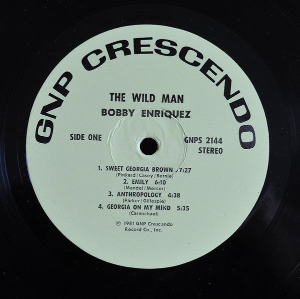 Bobby Enriquez : The Wild Man (LP, Album)