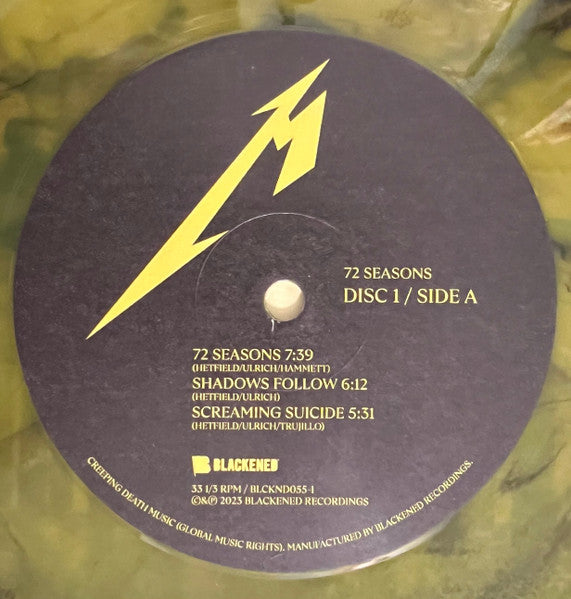 Metallica : 72 Seasons (2xLP, Album, Dlx, Ltd, Yel)