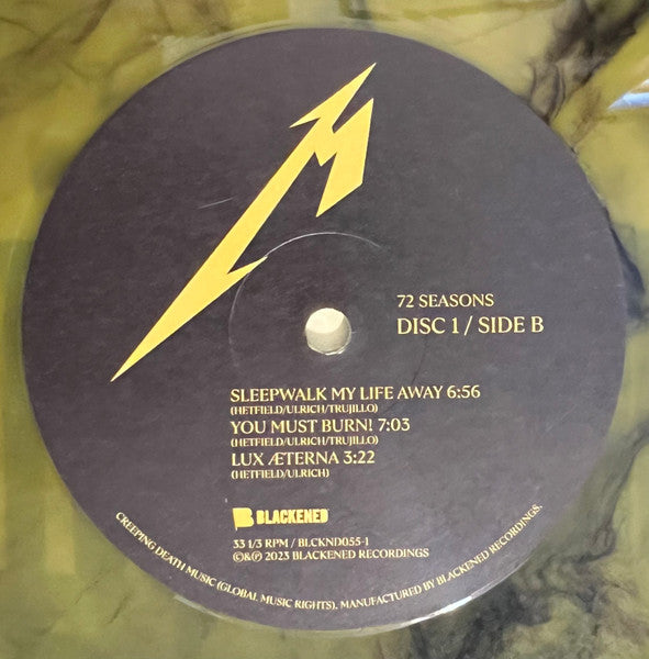 Metallica : 72 Seasons (2xLP, Album, Dlx, Ltd, Yel)