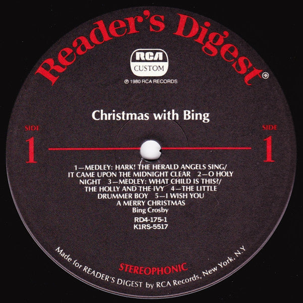 Bing Crosby : Christmas With Bing (LP, Comp)