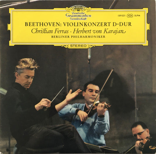 Beethoven*, Christian Ferras, Herbert von Karajan, Berliner Philharmoniker : Violinkonzert D-Dur (LP, RE, RP)