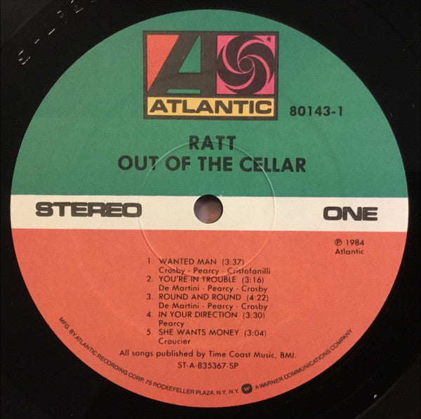Ratt : Out Of The Cellar (LP, Album, Spe)
