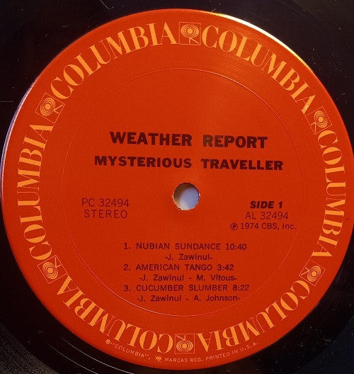 Weather Report : Mysterious Traveller (LP, Album)