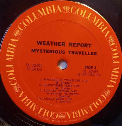Weather Report : Mysterious Traveller (LP, Album)