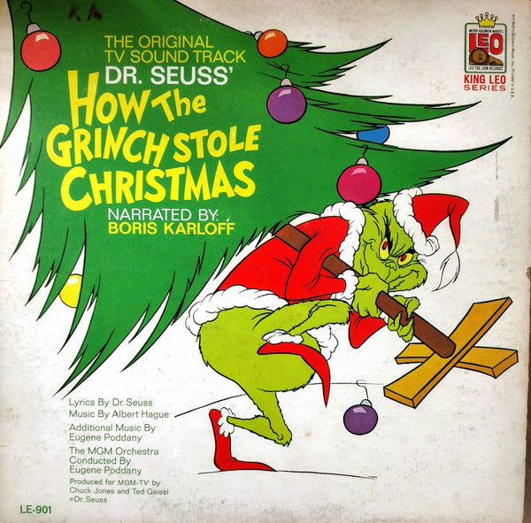 Dr. Seuss : How The Grinch Stole Christmas (LP, Mono)
