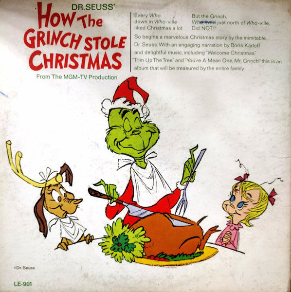 Dr. Seuss : How The Grinch Stole Christmas (LP, Mono)