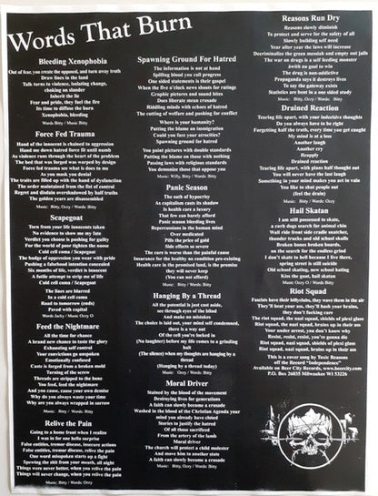 Words That Burn : Spawning Ground For Hatred (LP)