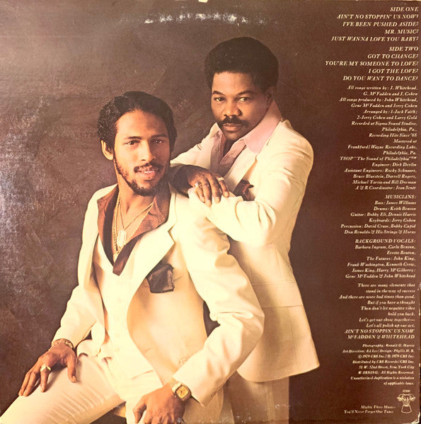 McFadden & Whitehead : McFadden & Whitehead (LP, Album, Ter)