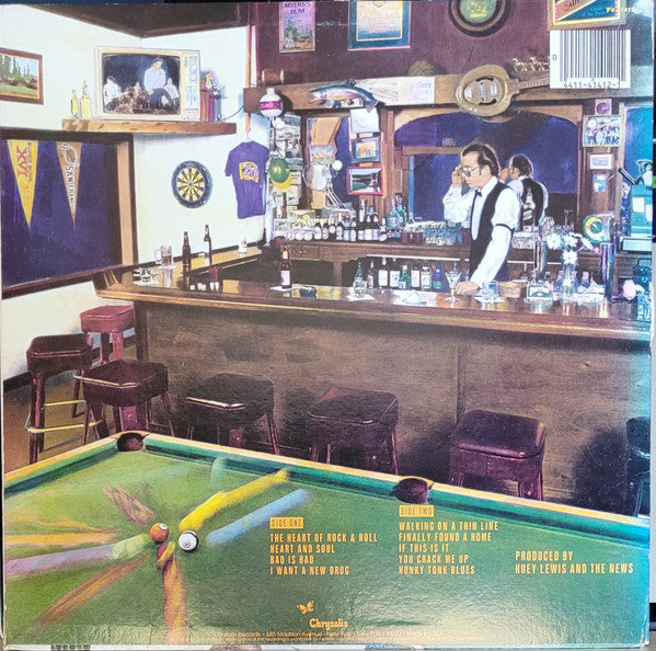 Huey Lewis And The News* : Sports (LP, Album, Pit)