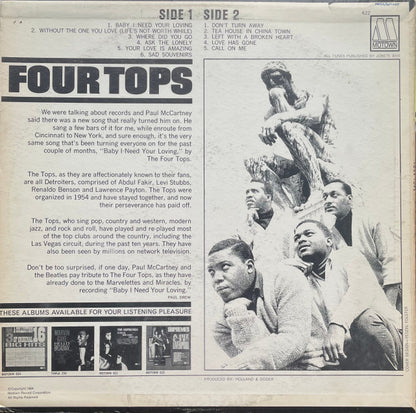 Four Tops : Four Tops (LP, Album, Mono, Roc)