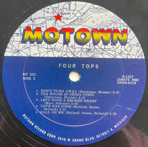 Four Tops : Four Tops (LP, Album, Mono, Roc)
