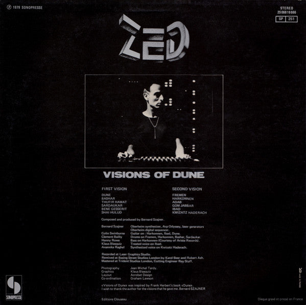 Zed (5) : Visions Of Dune (LP, Album)