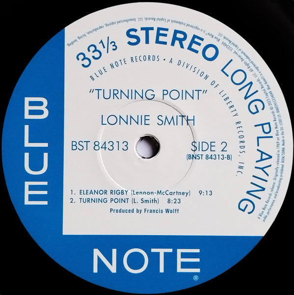 Lonnie Smith : Turning Point (LP, Album, RE, 180)
