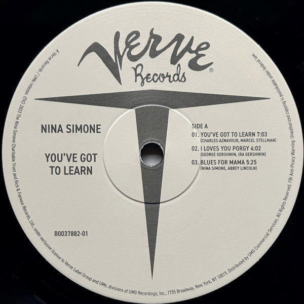 Nina Simone : You've Got To Learn (LP, Album)