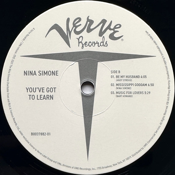 Nina Simone : You've Got To Learn (LP, Album)
