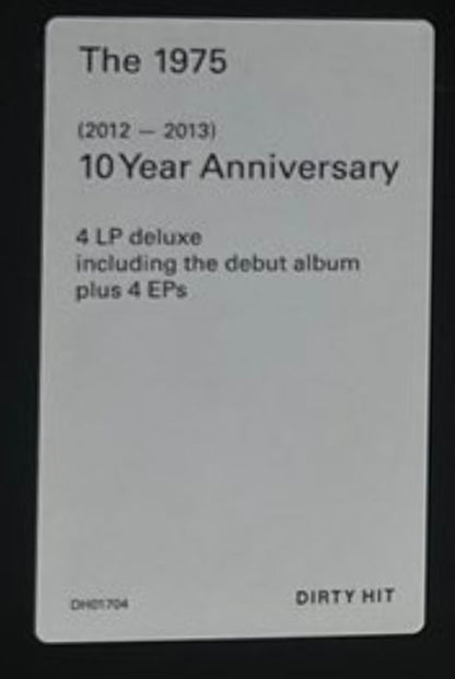 The 1975 : 10 Year Anniversary (2012 - 2013) (4xLP, Comp, Dlx, Ltd)