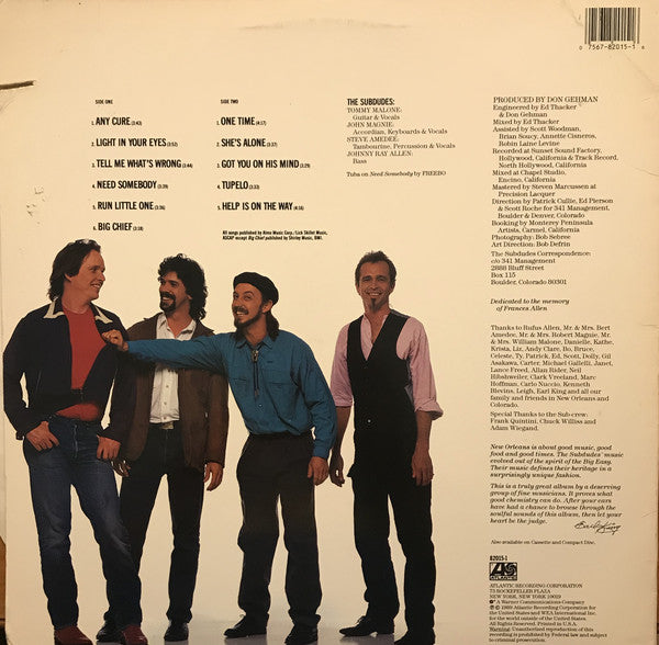 The Subdudes : The Subdudes (LP)
