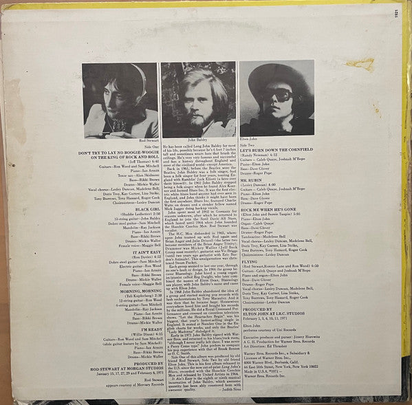 Long John Baldry : It Ain't Easy (LP, Album, War)