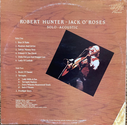 Robert Hunter : Jack O' Roses (LP, Album)