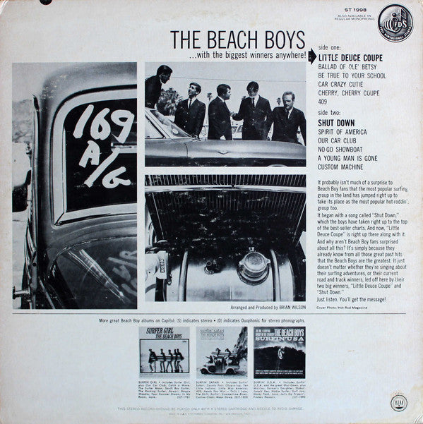 The Beach Boys : Little Deuce Coupe (LP, Album)