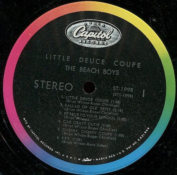 The Beach Boys : Little Deuce Coupe (LP, Album)