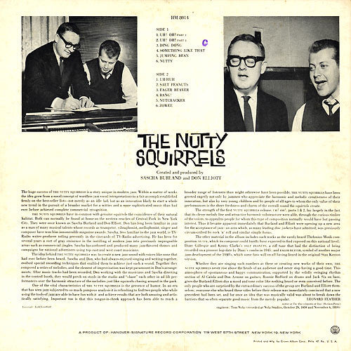 The Nutty Squirrels : The Nutty Squirrels (LP, Album)