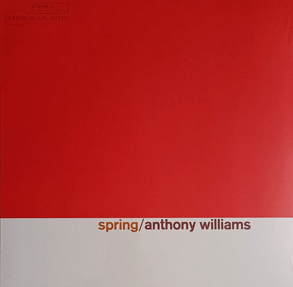 Anthony Williams : Spring (LP, Album, RE, 180)