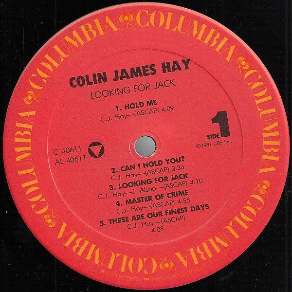 Colin James Hay* : Looking For Jack (LP, Album, Car)