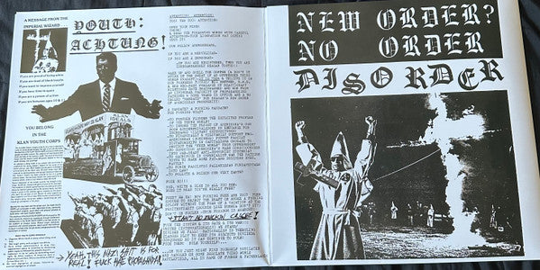 Reagan Youth : Youth Anthems For The New Order (LP, Ltd, RE, Bla)