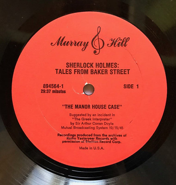Basil Rathbone With Nigel Bruce : Sherlock Holmes Tales From Baker Street (3xLP + Box)