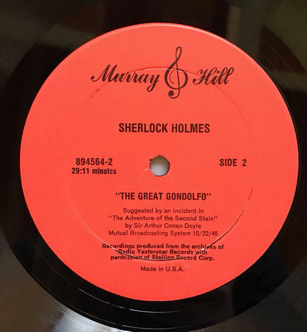 Basil Rathbone With Nigel Bruce : Sherlock Holmes Tales From Baker Street (3xLP + Box)