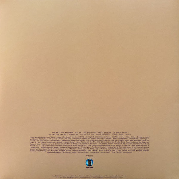 Joni Mitchell : Court And Spark (LP, Album, RE, RM, 180)