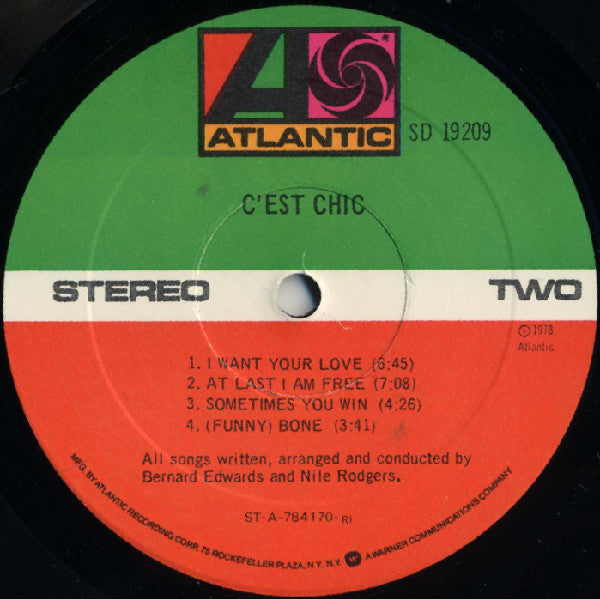 Chic : C'est Chic (LP, Album, RI )
