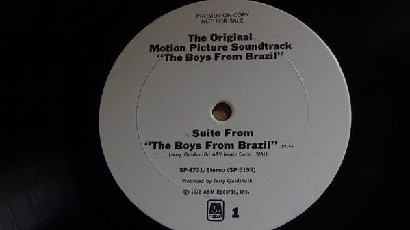 Jerry Goldsmith : The Boys From Brazil (LP, Album, Promo)
