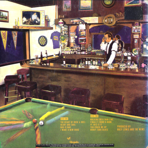 Huey Lewis And The News* : Sports (LP, Album, Club)
