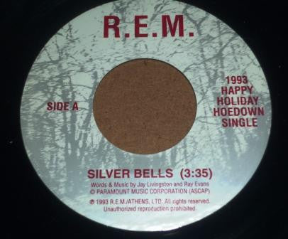 R.E.M. : 1993 Happy Holiday Hoedown Single (7", Single, Num, Red)