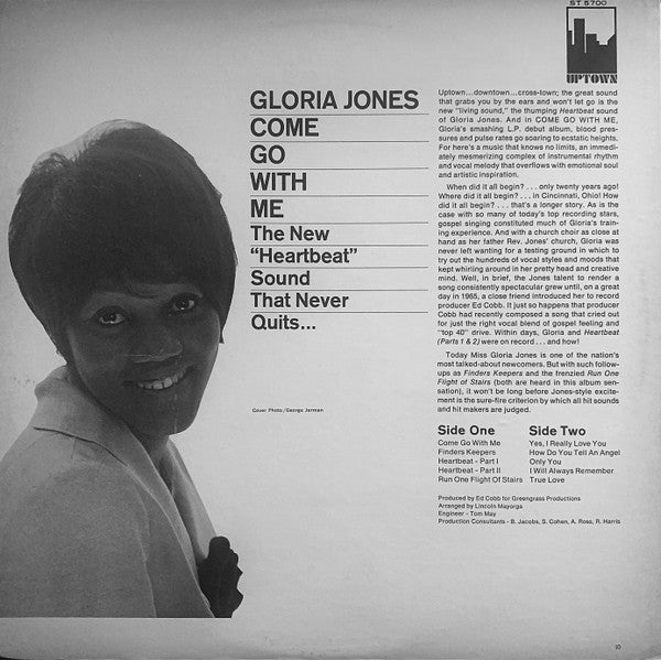 Gloria Jones : Come Go With Me (LP, Album)