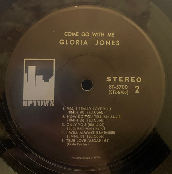 Gloria Jones : Come Go With Me (LP, Album)